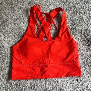 Balance Athletica Women's Vibrant Orange Sports Bra